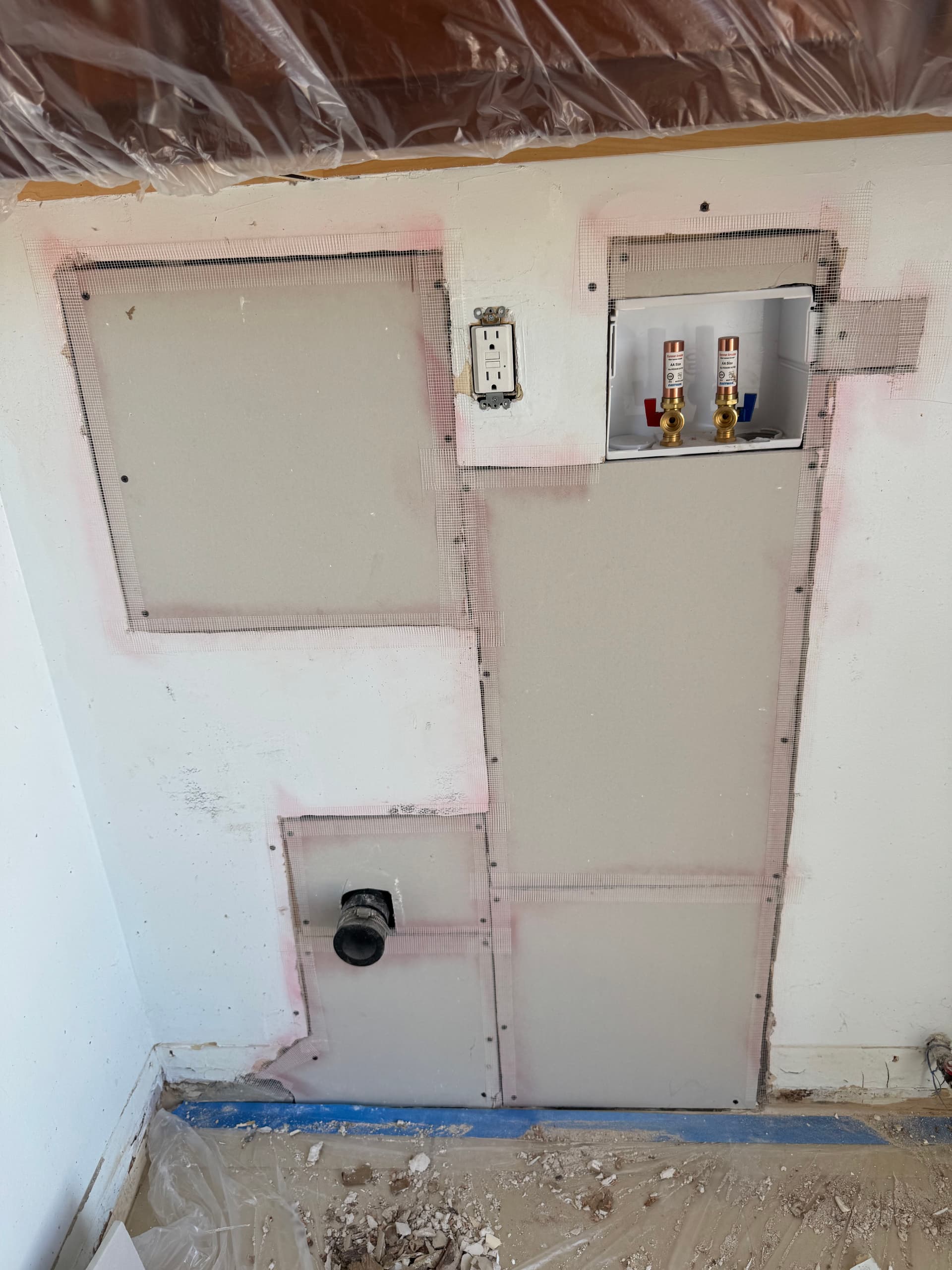 Gallery photos for New Drain Line and Laundry Box Installation Done Right: Image #1