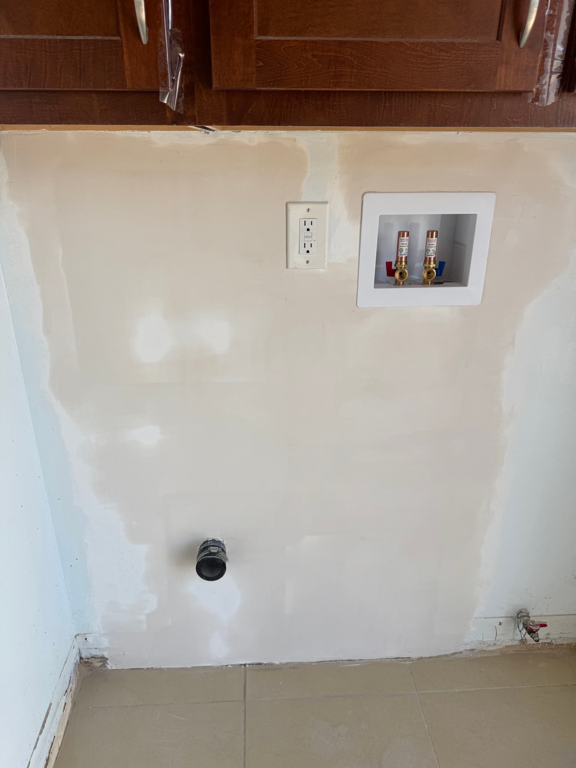 Gallery photos for New Drain Line and Laundry Box Installation Done Right: Image #2