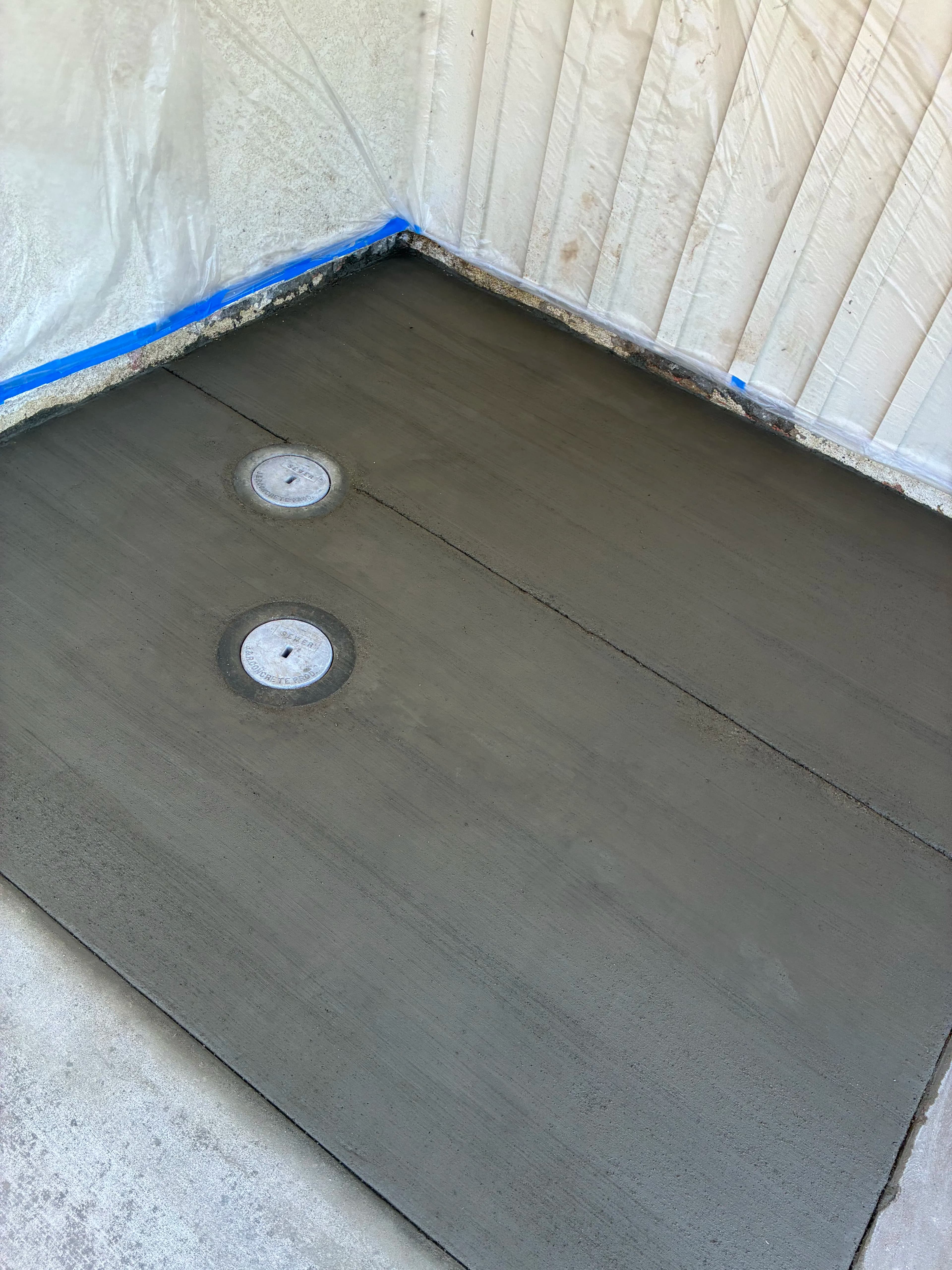 Project Cleanout Installation With a Concrete Finish Done Right image