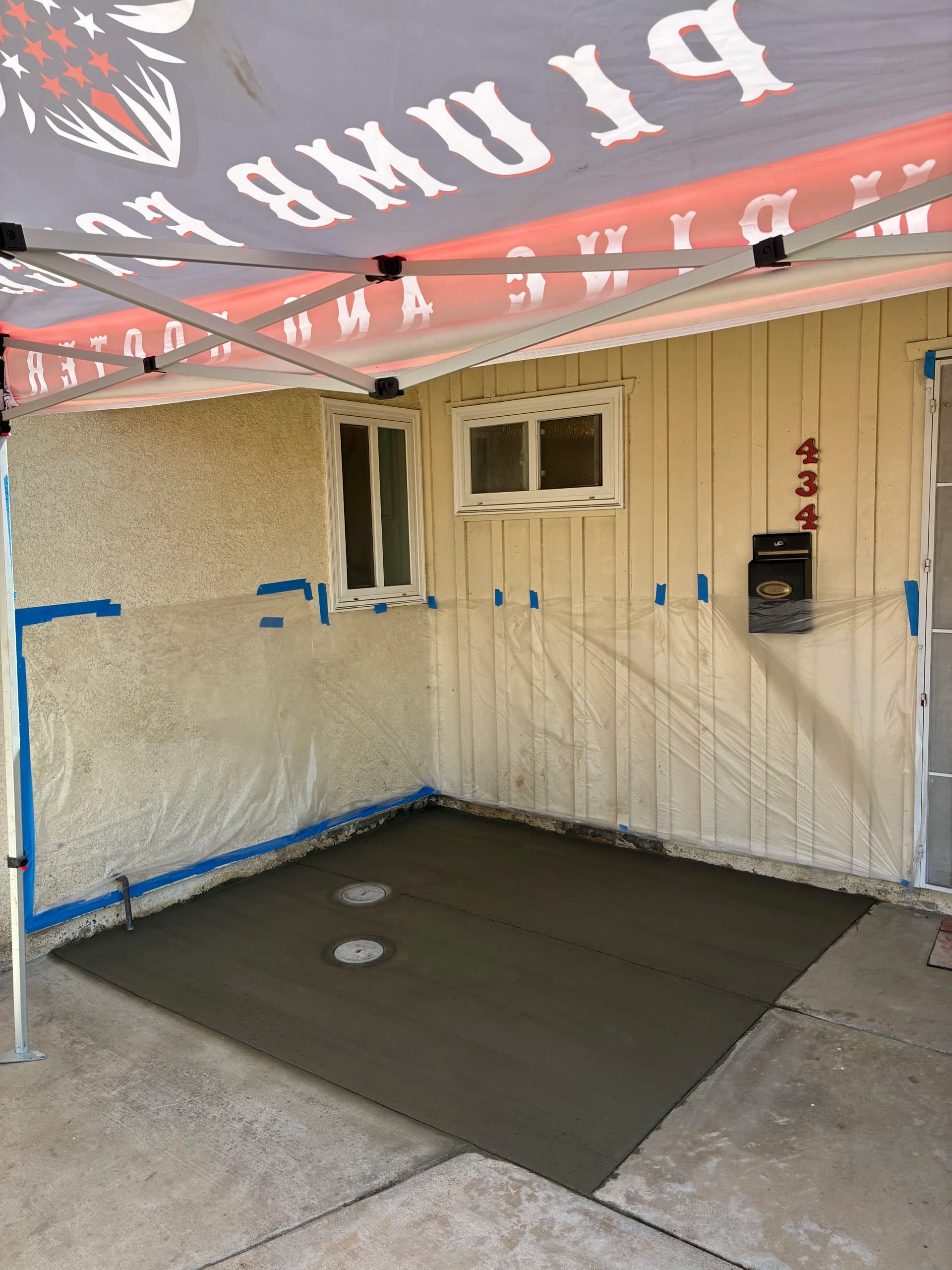 Gallery photos for Cleanout Installation With a Concrete Finish Done Right: Image #1