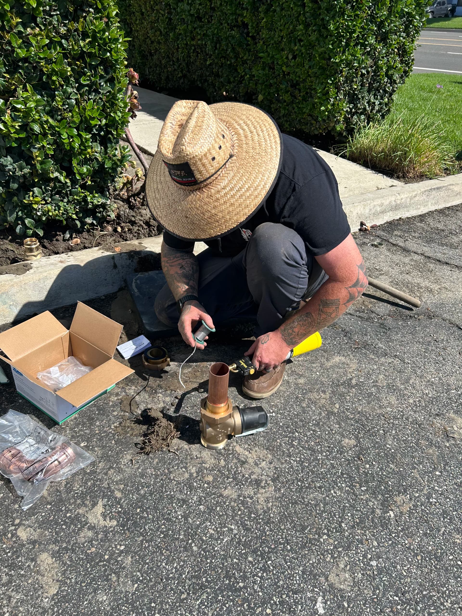 Gallery photos for Stolen PRV Left This Commercial Property Without Water: Image #1